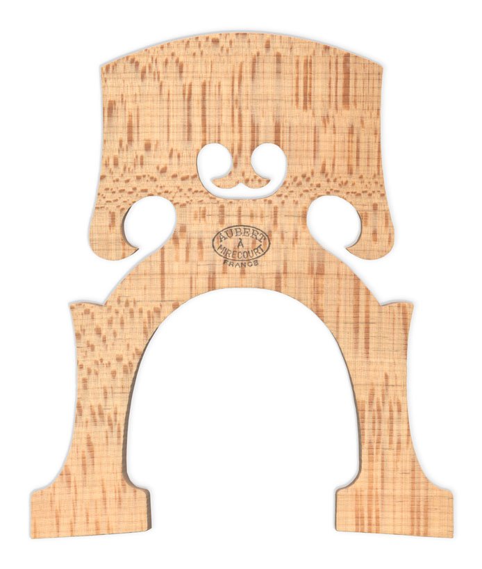 Aubert No. 16 Mirecourt Belgian 4/4 Medium Heart Cello Bridge 88 mm