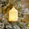 Melrose Holiday Deer Pendant Lantern 9"H