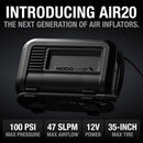 NOCO 20A 12V 100 PSI 47 SLPM Portable Air Compressor – AIR20