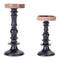Melrose Rustic Candle Holder (Set of 2)