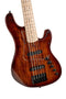 Cort GBFUSION5ABB GB Series Fusion 5 String Bass Guitar - Antique Brown Burst