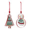 Melrose Metal Cookie Cutter Ornament (Set of 12)
