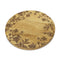 Melrose Floral Etched Mango Wood Tray