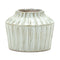 Melrose Rustic Carved Clay Vase 5"H