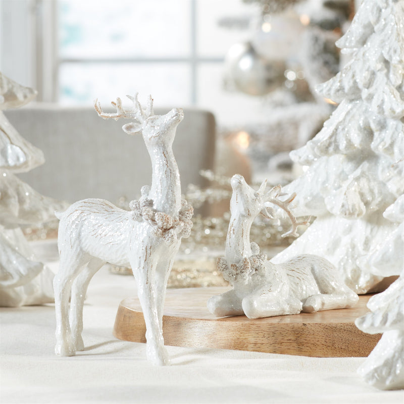 Melrose Winter Deer Figurine (Set of 4)