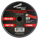 Audiopipe Flexible ECA Power Cable 8 Gauge 250 Foot  Red PSV8RED