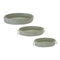 Melrose Round Iron Metal Tray (Set of 3)