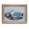 Melrose Framed Sea Bird Print Under Glass 16.5"L Wall Decor, Nautical, Rustic