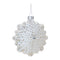 Glittered Glass Snowflake Ornament (Set of 12)