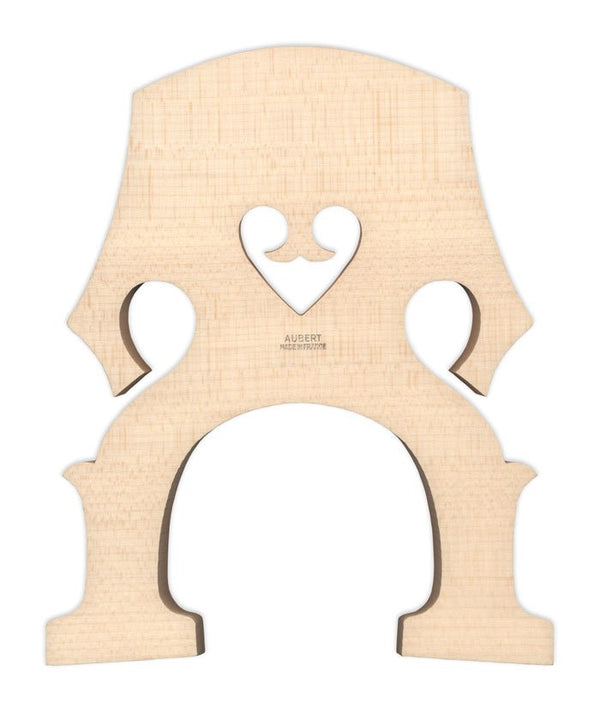 Aubert 1/2 Size 136mm Medium Heart French Bass Bridge – No 20