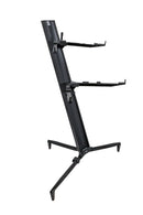 Quik Lok Stay Tower 2-Tier Keyboard Stand - Black