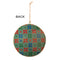 Melrose Metal Snowboard Forest Disc Ornament (Set of 6)