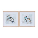Melrose Framed Bird Couple Wall Print, Plastic