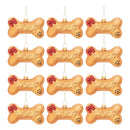 Melrose Glass Dog Bone Ornament (Set of 12)