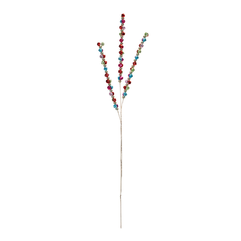 Melrose Metal Jingle Bell Spray (Set of 2)