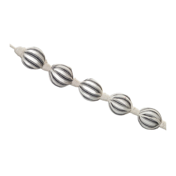 Melrose Fabric Ball String Garland (Set of 2)