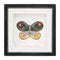 Melrose Framed Butterfly Block Wall Decor, Modern, Wood