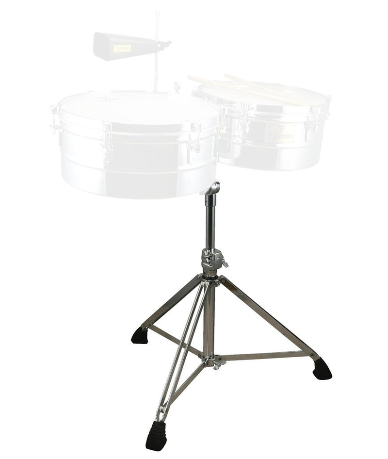 Tycoon TTI-DST Chrome Timbale Stand - Adjustable Height and Tilt