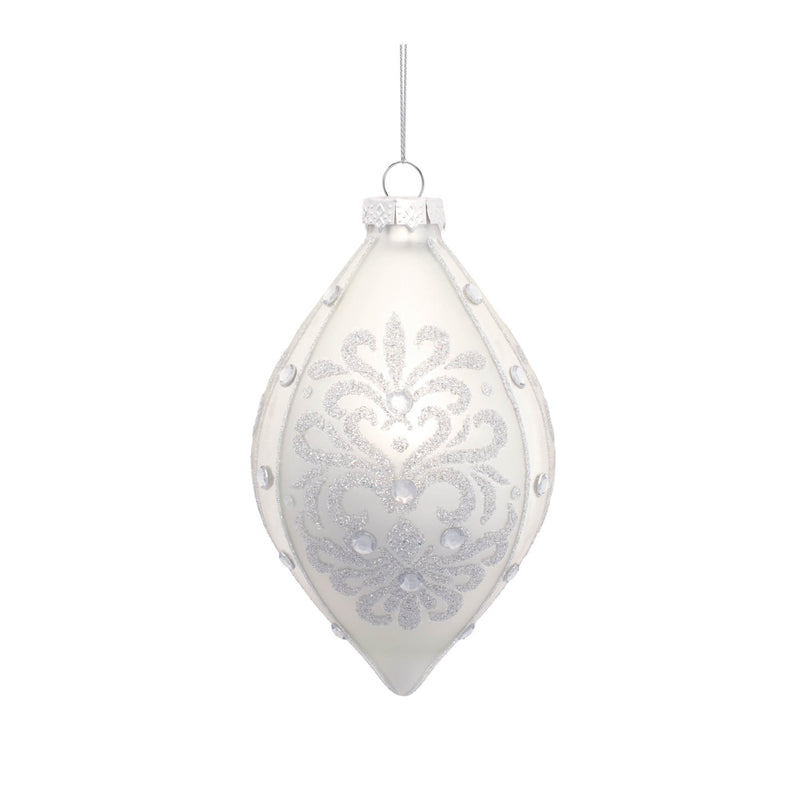 Melrose Glittered Ornaments (Set of 6)