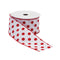 Melrose Red and White Polka Dot Wired Ribbon (Set of 2)