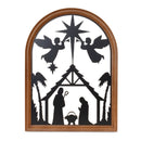 Melrose Cut-Out Metal Nativity Plaque 16"H