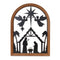 Melrose Cut-Out Metal Nativity Plaque 16"H