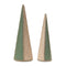 Melrose Woven Bamboo Cone Pine Tree (Set of 2)