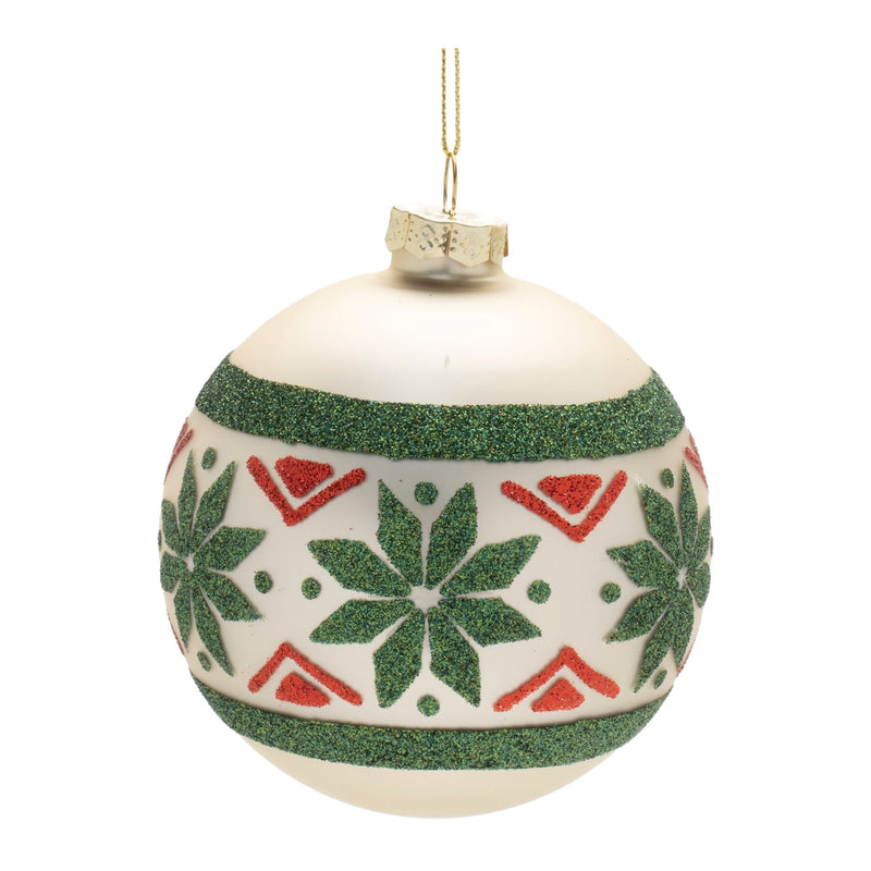 Melrose Nordic Glass Ball Ornament (Set of 6)