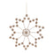 Jeweled Metal Snowflake Ornament (Set of 2)