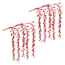 Melrose Hanging Glitter Berry Spray (Set of 2)