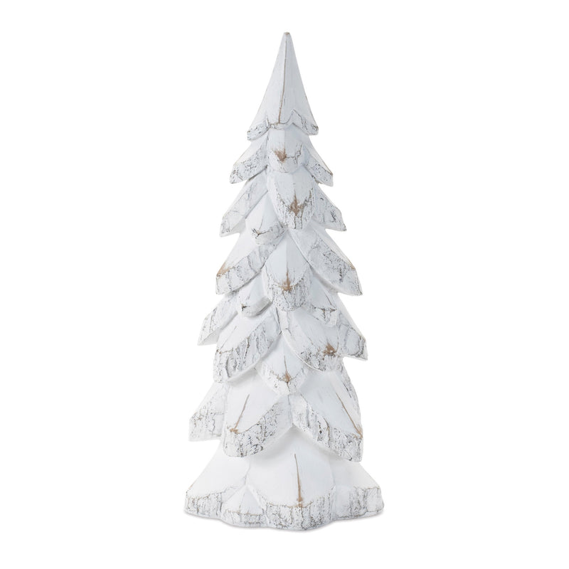 Melrose White Washed Pine Tree (Set of 2)