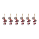 Melrose Bell and Pine Cone Drop Ornament (Set of 6)