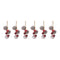Melrose Bell and Pine Cone Drop Ornament (Set of 6)