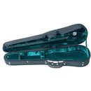 GEWA Maestro 4/4 Shaped Violin Case - Black/Green - New Open Box