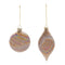 Melrose Iridescent Swirl Glass Ornament (Set of 12)