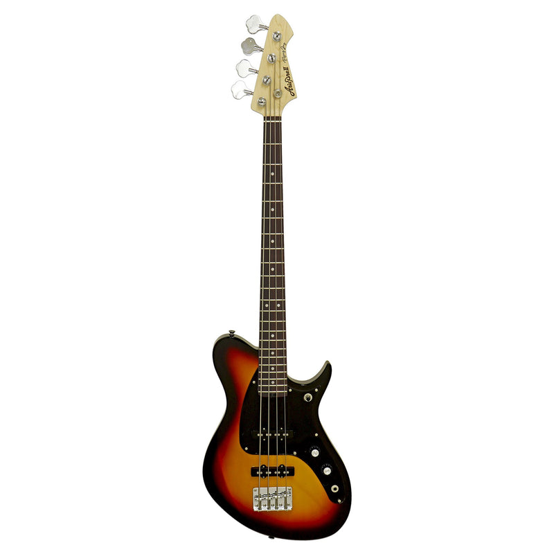 Aria JET-B 4-String Electric Bass Guitar – 3-Tone Sunburst