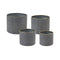 Melrose Ornate Geometric Metal Planter Set of 4 Planter