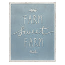 Melrose Metal Farm Life Sentiment Sign Wall Decor, Rustic, Metal