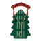 Melrose Wood Pine Tree Sled Decor 29.5"H