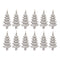 Carved Pine Tree Ornament (Set of 12)