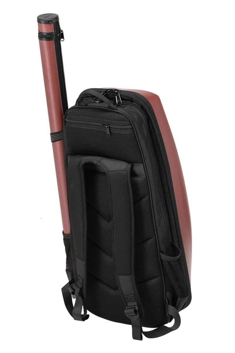 GEWA Space Bag Violin 4/4 - 3/4 Size Backpack - w/ Bow Case - Caraxis Red