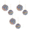 Melrose Iridescent Textured Glass Ornament (Set of 6)
