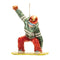 Melrose Glittered Glass Snowboarder Ornament (Set of 6)