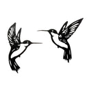 Melrose Metal Hummingbird Wall Accent (Set of 6)