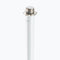 On‑Stage MS7201QTRW White Quarter‑Turn Round‑Base Mic Stand 34″–60″