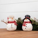 Melrose Snowman with Scarf Figurine (Set of 4)