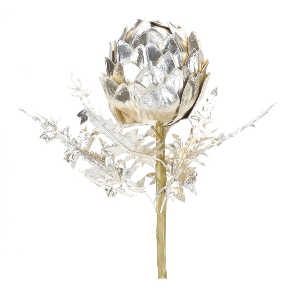 Melrose Metallic Artichoke Stem (Set of 2)