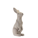 Melrose Natural Stone Sitting Rabbit Statue (Set of 2)