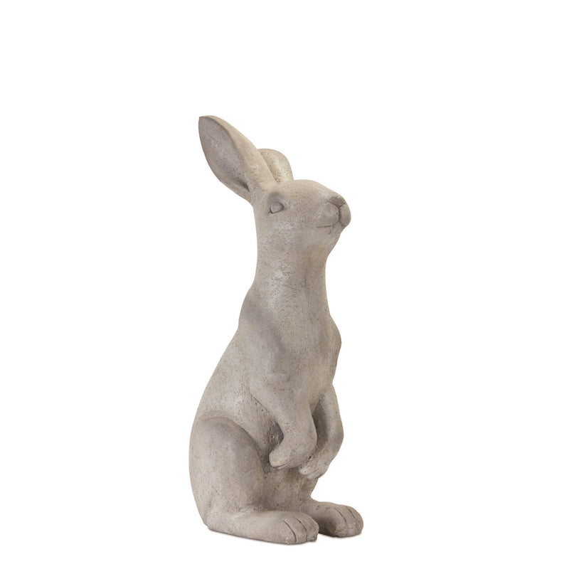 Melrose Natural Stone Sitting Rabbit Statue (Set of 2)