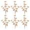 Melrose Glittered Gold Berry Spray (Set of 6)
